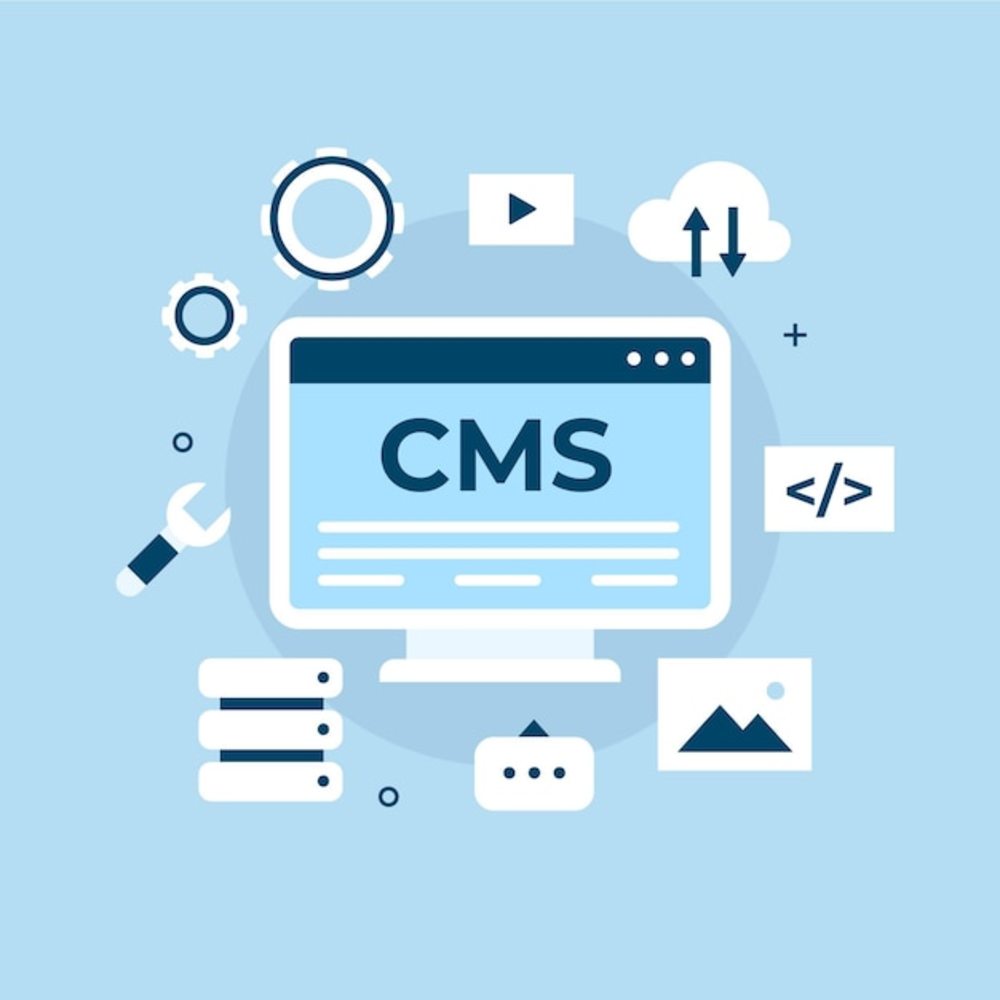 平面設計cms概念